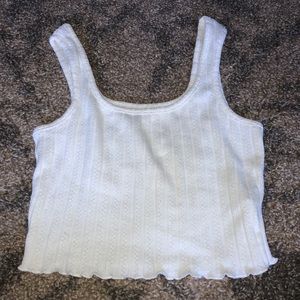 white crop top!